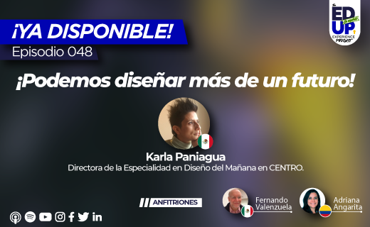 🛑¡Estreno en #EdUpEspañol! Ep 48: ¡Podemos diseñar más de un futuro!, Karla Paniagua, Dir. Diseño del Mañana en@centro_news “No somos un USB que se llena, cabe la vida misma”.
🎙️Con <a href="/FerVal100/">Fernando Valenzuela Migoya</a> y <a href="/aangarit/">Adriana Angarita</a>
👉Spotify spoti.fi/3j4NRfi
👉Apple Podcast apple.co/3ZOi0jx