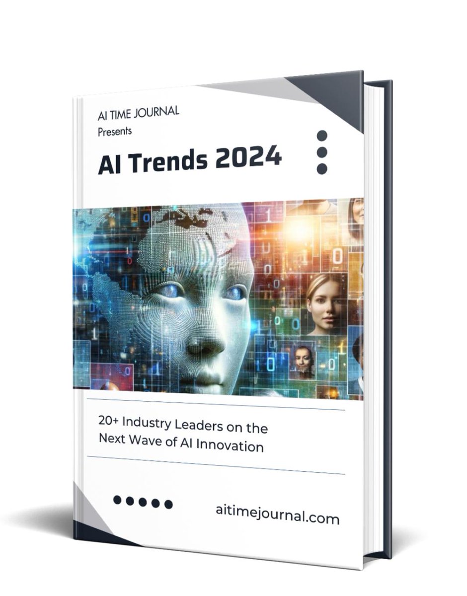 I'm happy to share that the new AI Time Journal's AI Trends 2024 ebook is now available! *I had the pleasure of adding my two cents to the content of this ebook. I hope you like it.* The ebook collects insights and commentary from top industry experts 🧵[1/3] #AI