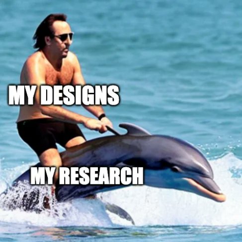 Ride those clean waves. #UX #Design #research
