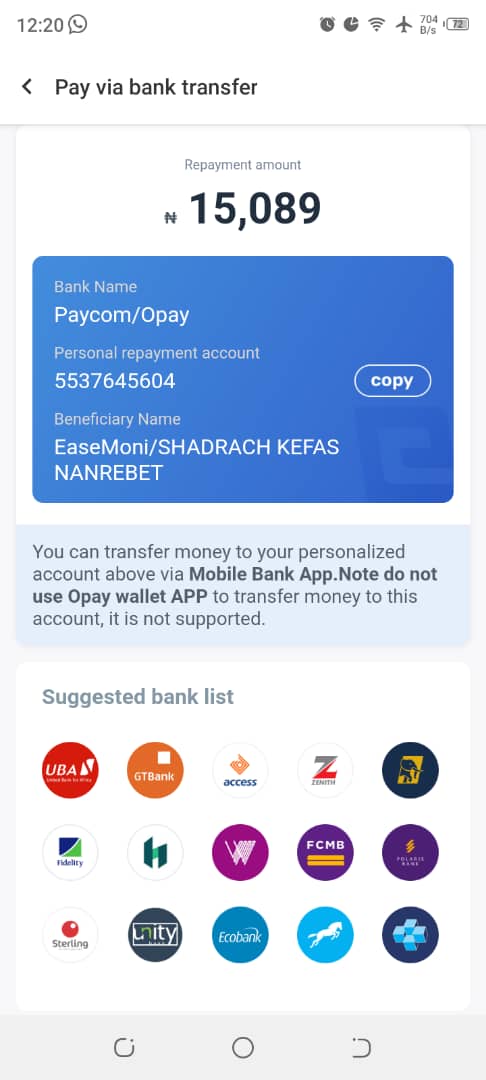 KefasShady's tweet photo. @geteasemoni Good day easemoni  please  I have sent your money but it has not reflect on my application and I have also emailed you but there was no response please may I know why all this is happening because I'm losing patience https://t.co/LQu3F6DdDk