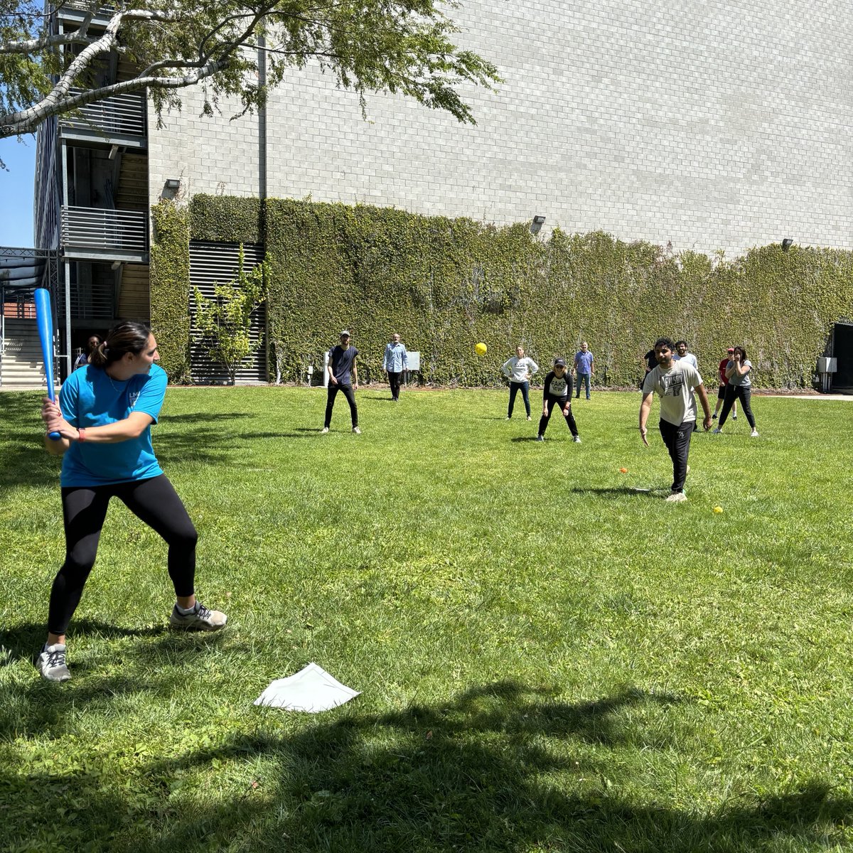 Students, faculty, and staff went head-to-head in Loyola Law School's annual wiffle ball game, the Clark Classic! After a hard-fought and very close game, the faculty/staff team edged out the students to retain the trophy for another year. Great game to all!