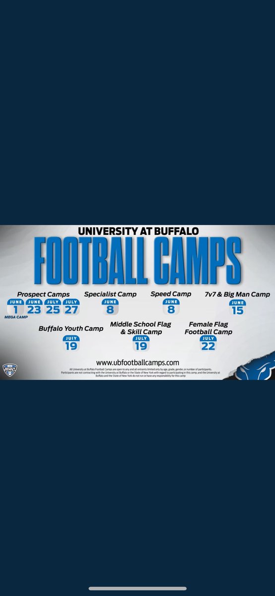 I am thankful and blessed to receive a camp invite from the university at buffalo 🦬 💪🏾@LoganNewman01 @Cedric_stevens5