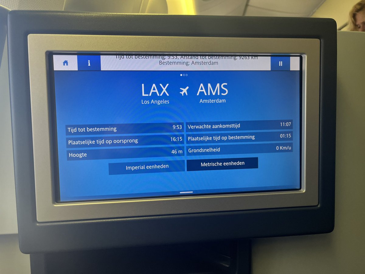On the way home from @flyLAXairport to @Schipholafter and existing 10 dat trip through @california Looking forward to the flight with @klm back home. Pretty sure it will be exceeding my expectations