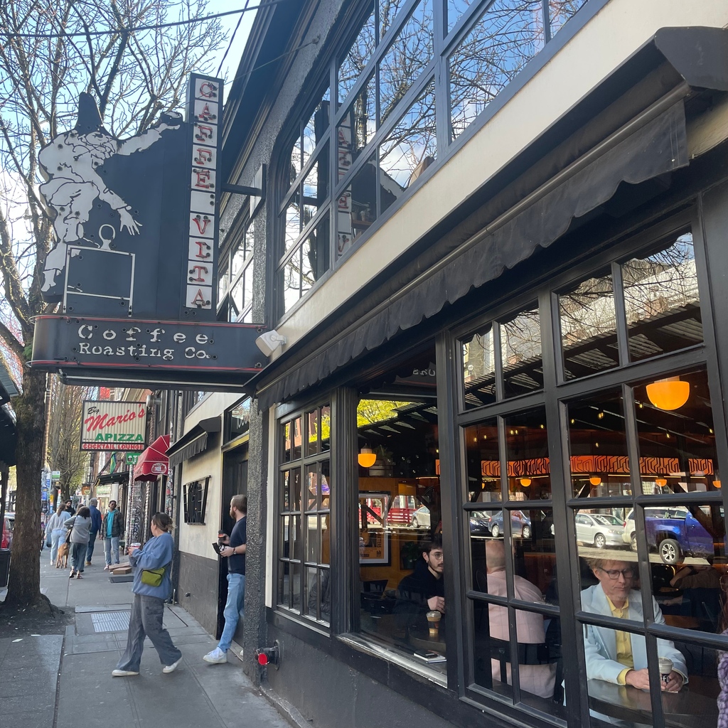 Happy #NationalPoetryMonth! 📖 Here's bookseller Rae with her poetry recommendation, No Matter the Wreckage by Sarah Kay. Her favorite place to read in Capitol Hill is Caffe Vita! ☕️ #poetrylovers #indiebookstore #elliottbaybookcompany