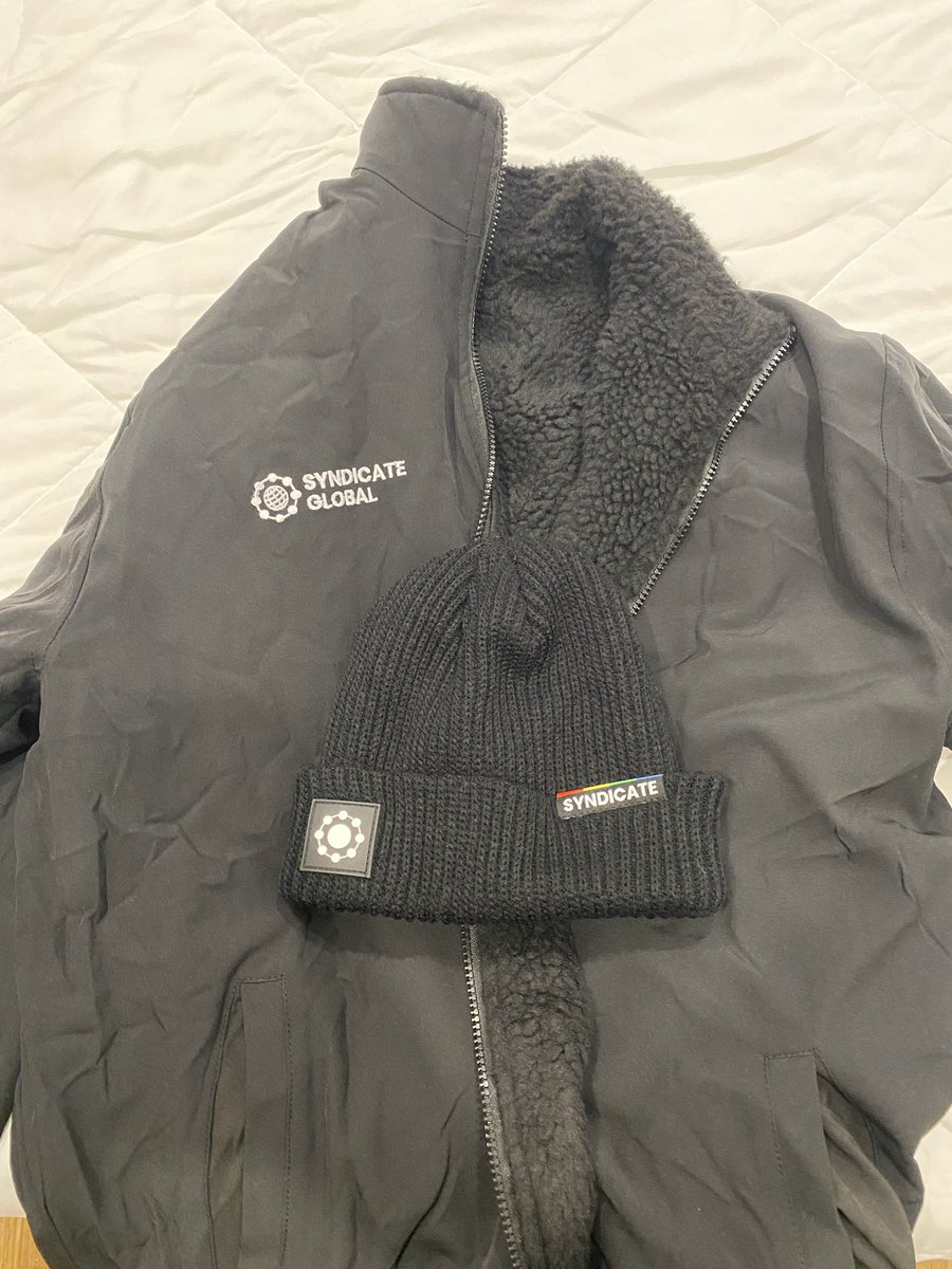 Shout out to <a href="/hvJericho/">Jericho | Stellar</a> and @SyndicateNTWRK for the swag. #NFTNYC2024