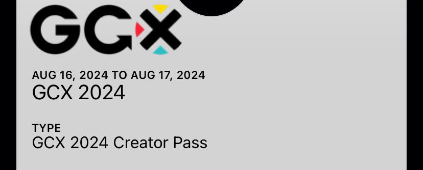 Let’s go! Extremely thankful to be accepted for the Creator Pass. Who’s going to @GCXEvent ?