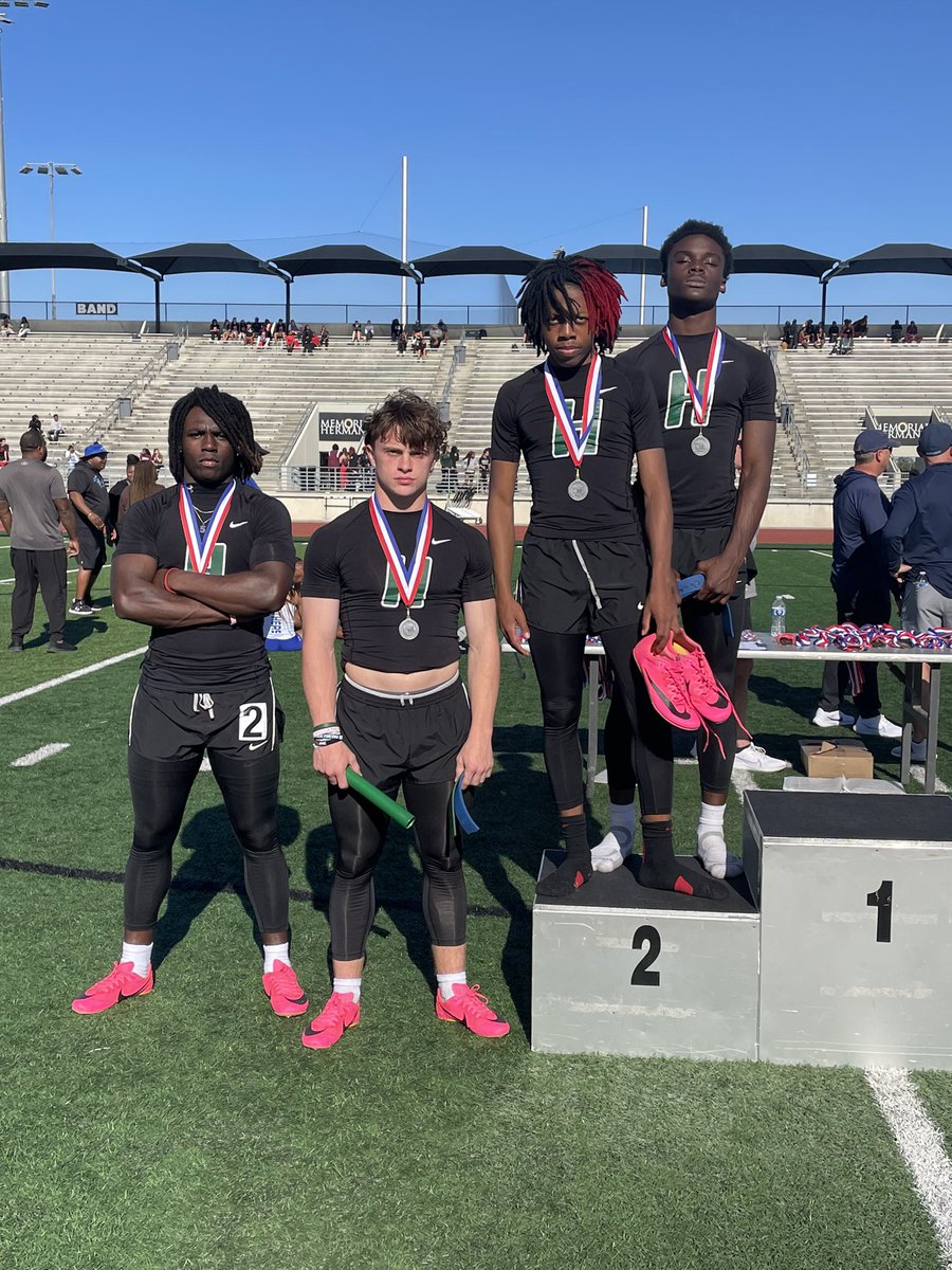 Congratulations to our 4x100M relay for their 2nd place finish (42.6) at the district track meet!