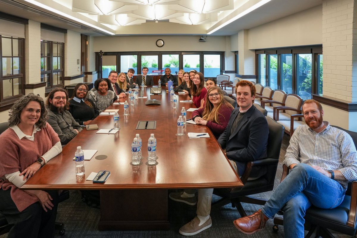 .@AGTennessee Skrmetti and the team had the privilege of hosting students from Lipscomb University’s Fred D. Gray Institute of Law, Justice & Society at the office today. We look forward to these students' bright futures ahead!