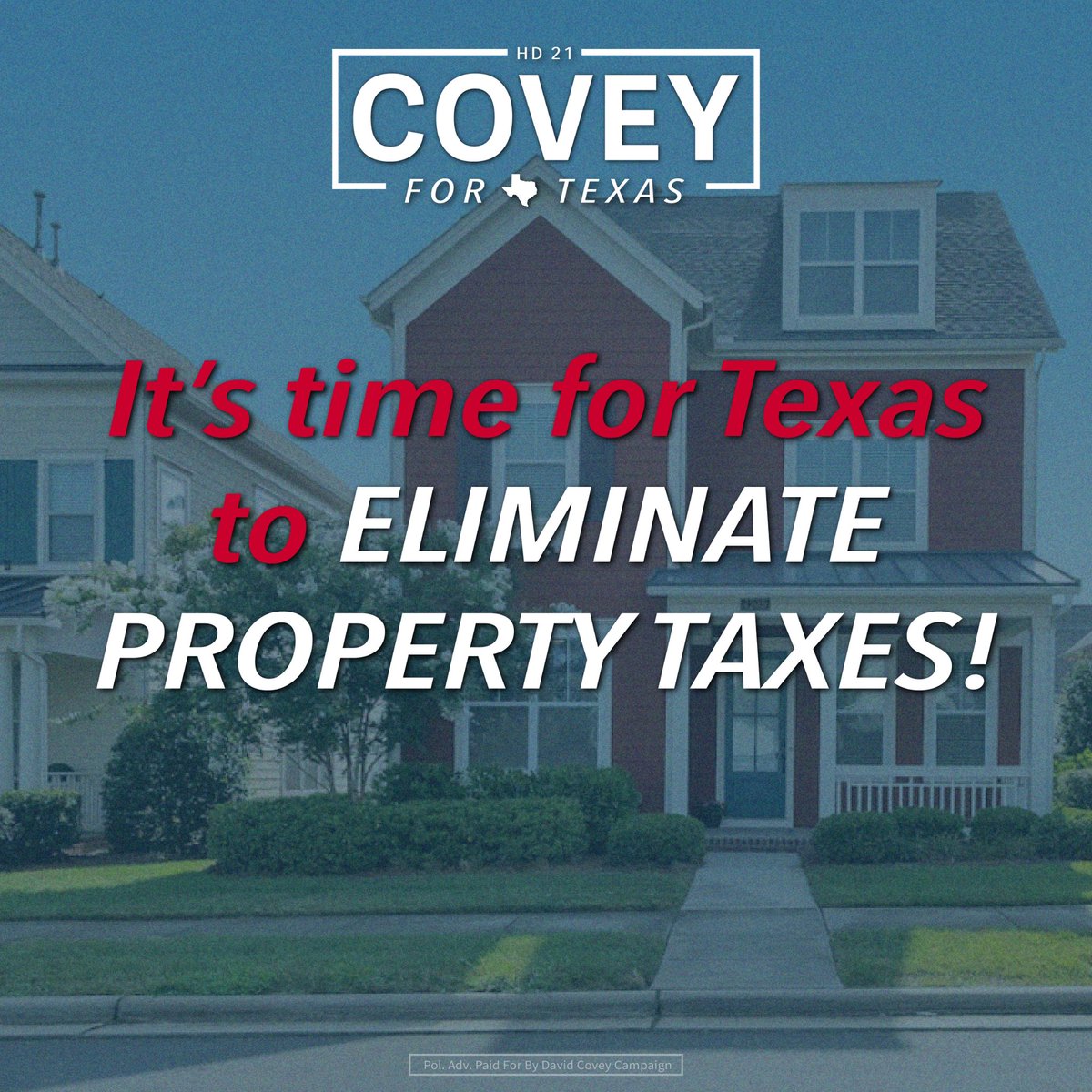 Texans have been renting their homes from the government for too long, Texans deserve to truly OWN THEIR HOMES.