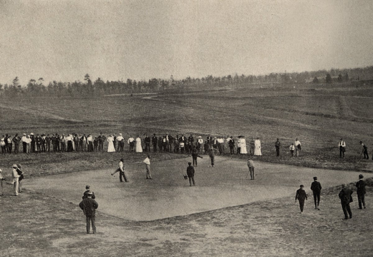 Rarely-seen photos of @PinehurstResort in the early 1900s