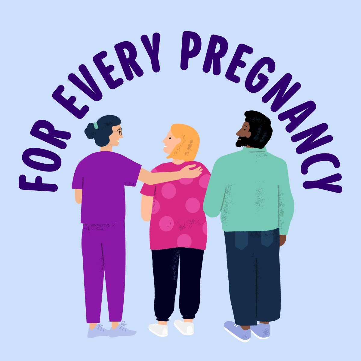 Our #ForEveryPregnancy campaign shows women that every pregnancy is unique and their midwife team should be right alongside them 💙 Sharing these materials can help women in your care feel at ease. Why not put up the poster in your waiting room? nmc.org.uk/standards/guid…