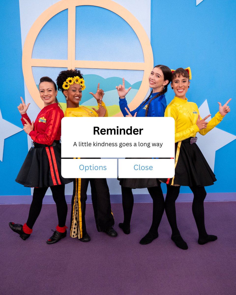 It can all make a big difference. Tag a friend who needs to hear this. ❤️💛💙💛 #TheWiggles
