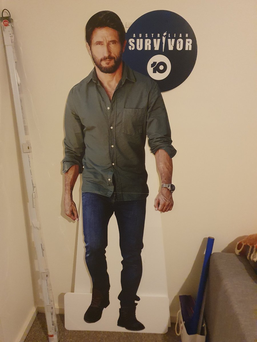 ToastingTeddy's tweet photo. @PreviouslyonAS thanks for the buff, the bracelet and Mr JLP himself... I feel safer with him standing my living room https://t.co/b4J7A3dGq2