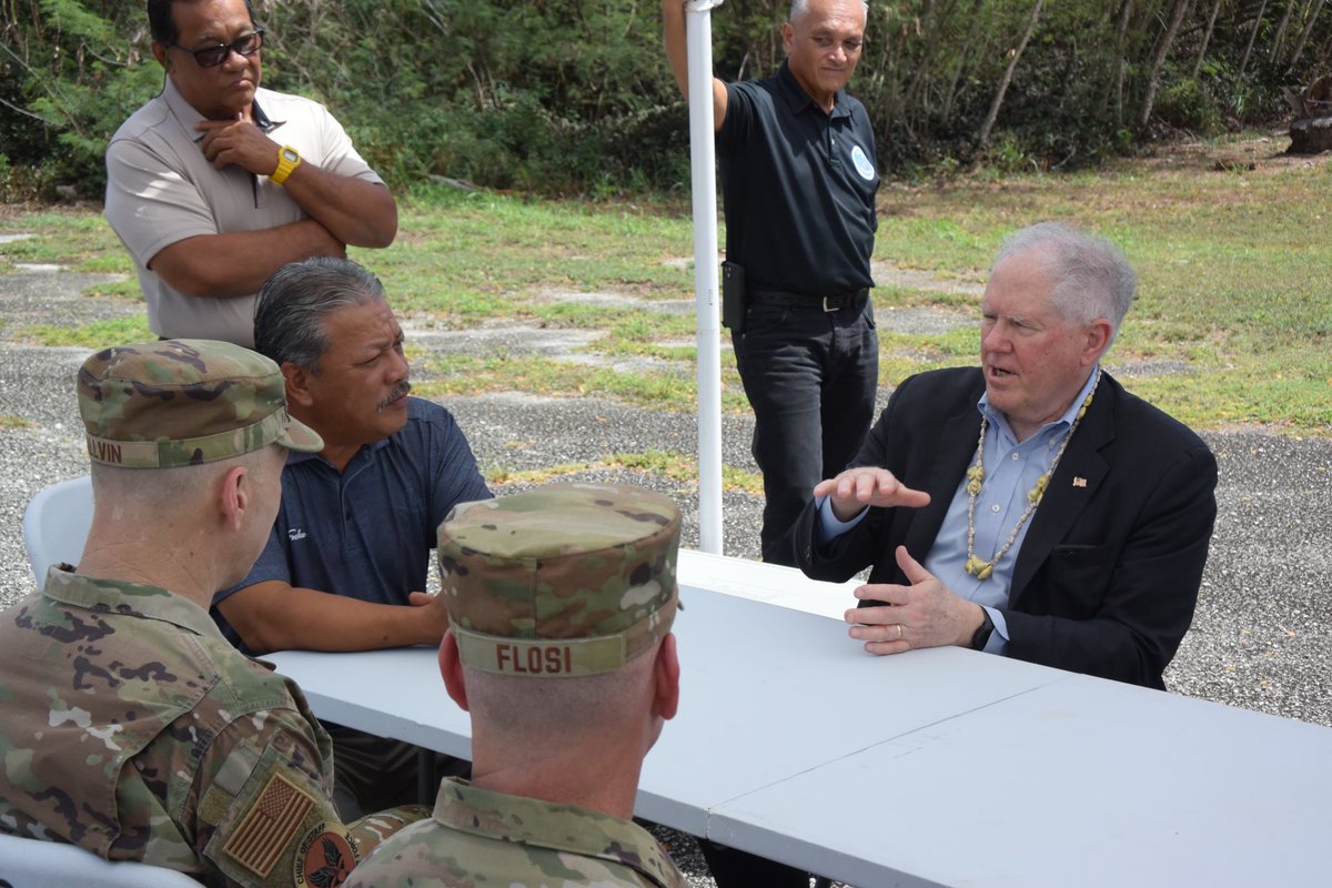 Today we travelled to Saipan to meet with Governor Arnold Palacios and then to Tinian to meet w/Mayor Edwin Aldan—key partners, key locations