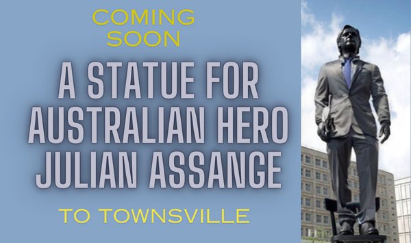 A statue for Julian Assange in his birthplace Townsville is gathering momentum. Sign the petition from anywhere in Australia to get what will become an iconic tourist attraction for the city that spawned this great man. epetitions.townsville.qld.gov.au/petition/view/…