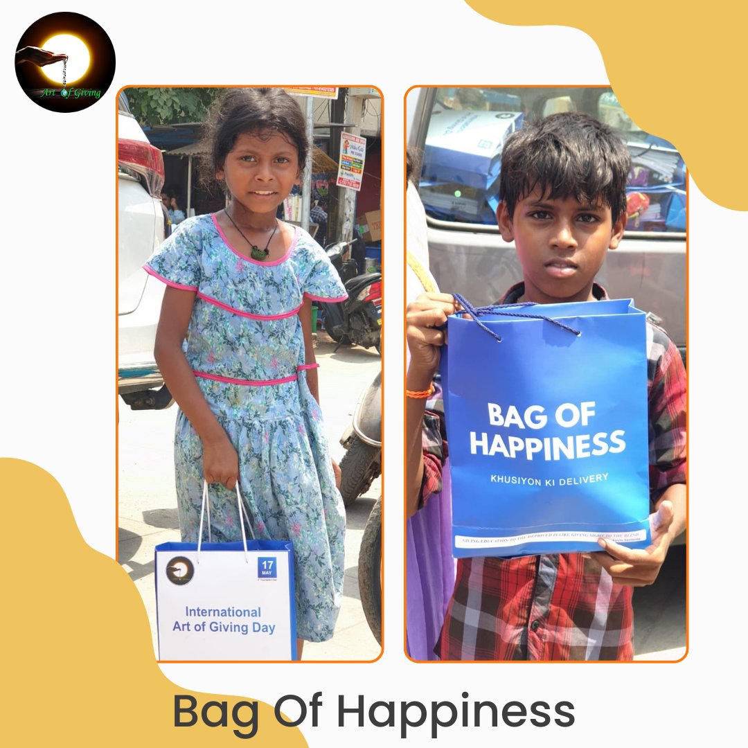 Experience the joy of giving with #ArtOfGiving's Bag of Happiness! Each bag is filled with love and essentials, spreading smiles and warmth to those in need. . . . . . . #AOG #BagOfHappiness #spreadingkindness