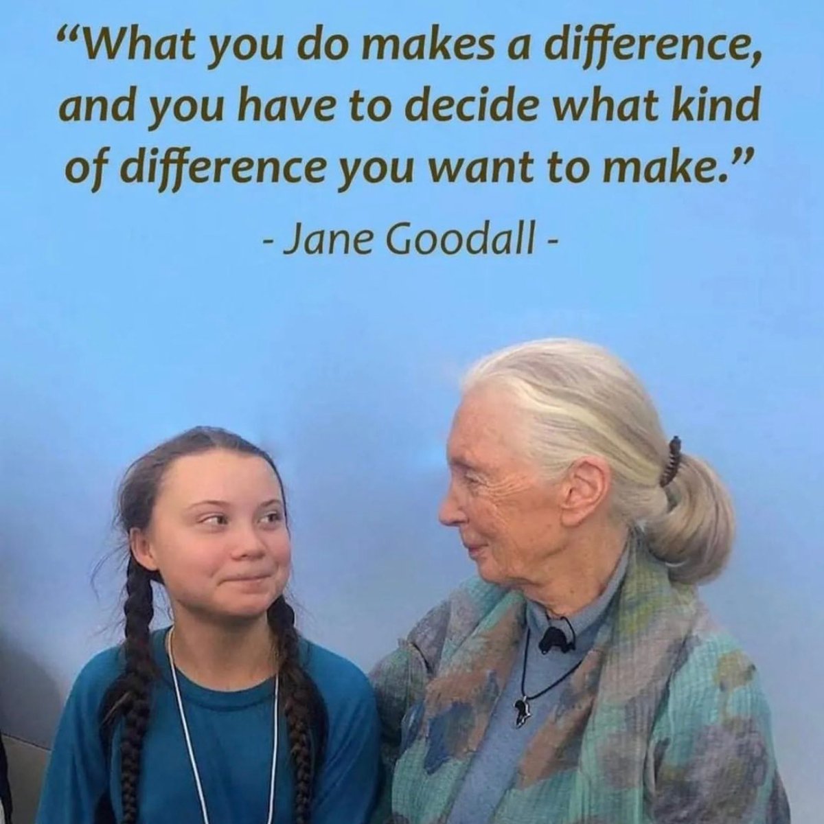 Happy 90th birthday to the inspirational Jane Goodall. As she tells us, it’s never too late to make a difference. Take small, achievable steps in your life to ensure that we look after this beautiful planet, for our kids & future generations to enjoy! #ClimateAction #PlasticFree