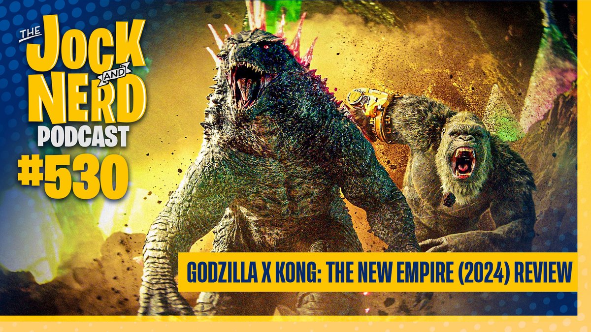 #NEW #jockandnerd #GodzillaxKongTheNewEmpire review! Plus, #Marvel adds an asterisk to #Thunderbolts , #Spiderverse short, #BadBoys4 #PlanetOfTheApes trailers and more! #kaiju #monsterverse 

jockandnerd.com/links