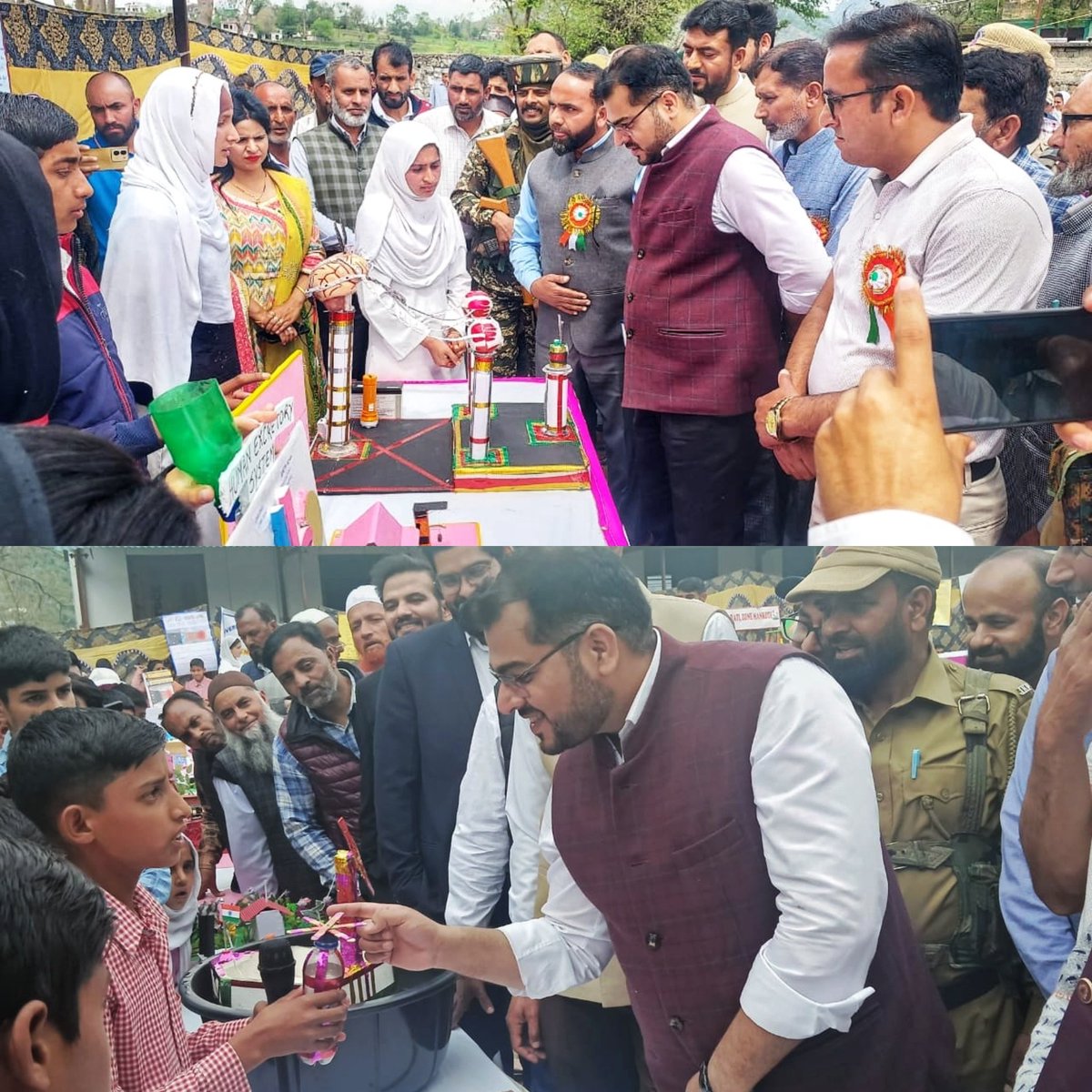 Inaugurated Science Mela Science Mela in Aspirational Block Mankote - Also Visited Ram Kund Temple and reviewed the progress and preparations for the upcoming mela. @diprjk @yasinc_ias