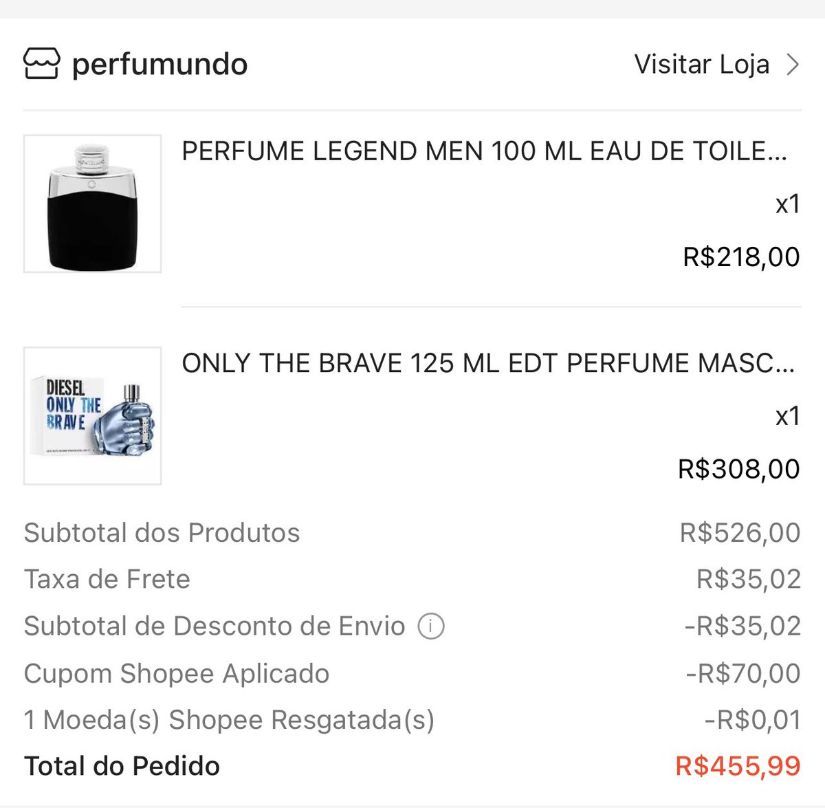 cesartab's tweet photo. @shopee_br Eu Sho, já garanti meus perfumes pra coleção 😌🥰 https://t.co/cUmowGCD3x