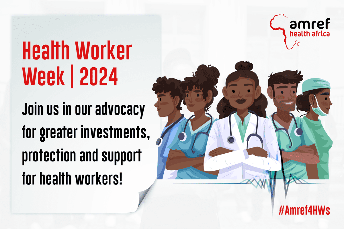 Women comprise 70% of the global health workforce but are often overlooked and undervalued. This #WHWWeek, let's recognize and celebrate the contributions of female health workers and advocate for gender equality in the health sector. #AmrefHealthHeroes #WHWWeek #Amref4HWs
