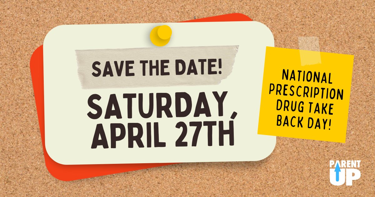 With the DEA’s #DrugTakeBack Day coming up on Saturday, April 27th, this next month is a great time to do what we can to help protect our kids. Learn more and find free tips, tools, and resources at ParentUpKC.com/drug-topics/Pr…! #PreventionWorks #medicinesafety #parentingtips