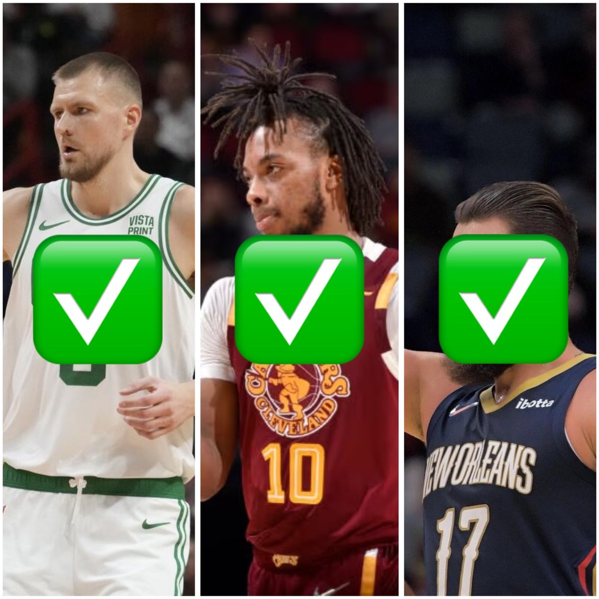 $10 To Someone Who Likes+Retweets This⬇️

BANG.

Darius Garland o20.5 PAs✅
Jonas Valanciunas u20.5 PRAs✅
Kristaps Porzingis o19.5 PTS✅

3-0 Mini Sweep🧹

33-23 on NBA picks over the last few weeks🔥