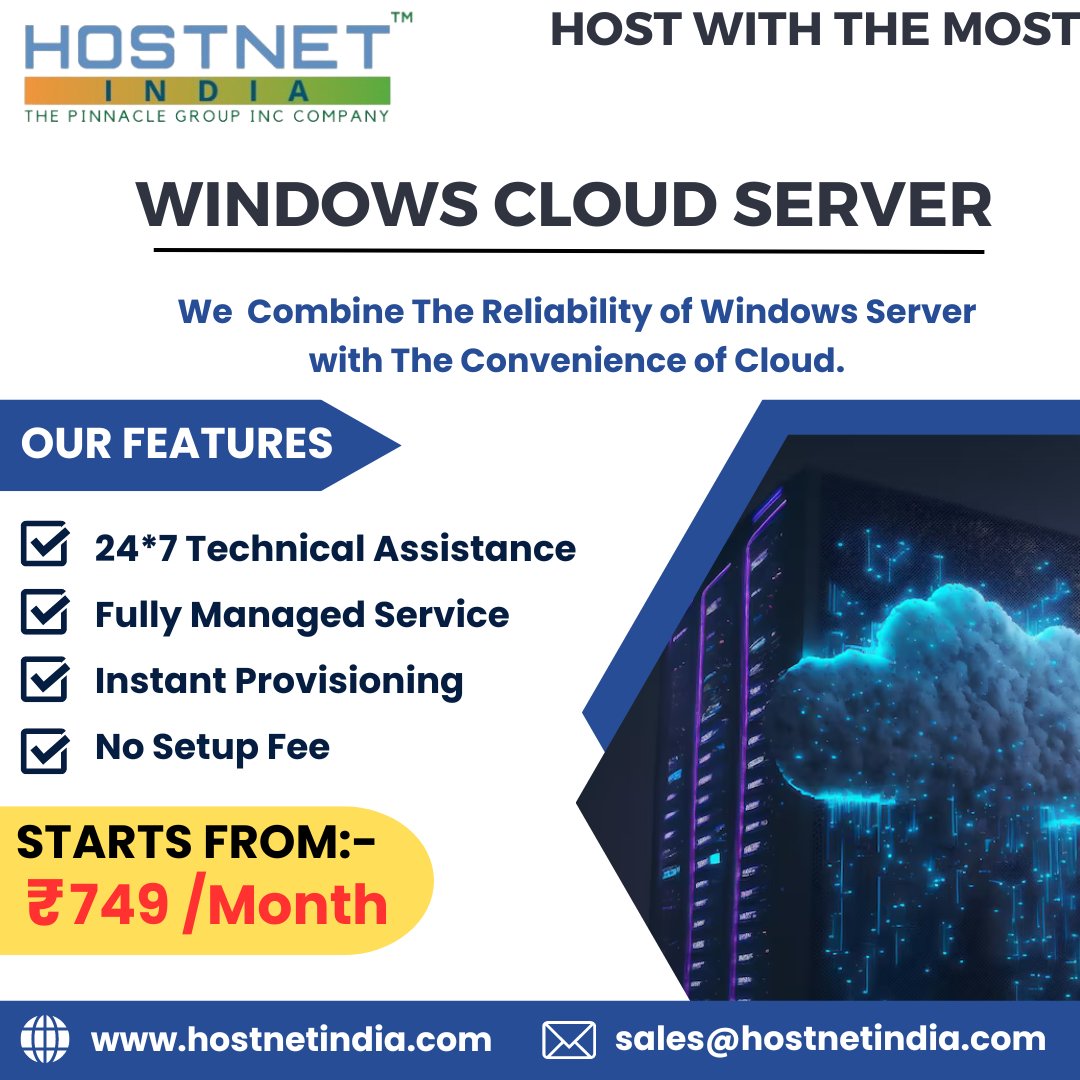 Im_hostnetindia's tweet image. 🚀 Unleash the power of your online presence with Windows Cloud Servers! ☁️
Dive into a seamless experience where performance meets reliability.🌐
#LinuxCloudServer #TechInnovation #DigitalTransformation #CloudSolutions #LinuxServerMagic #CloudTechGurus #DigitalTransformation