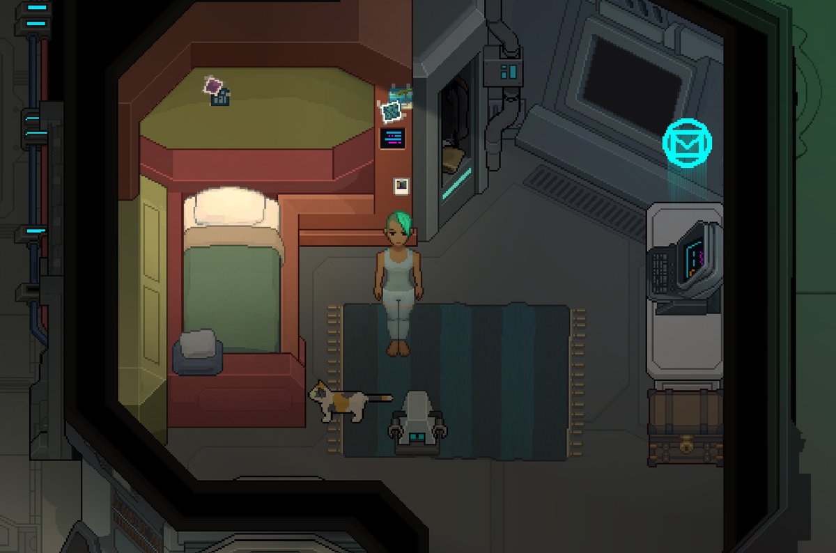 Starwisp Hyperdrive is out now in Early Access!🚀🐱
Come explore a chill little universe in your very own space ship s.team/a/1844080