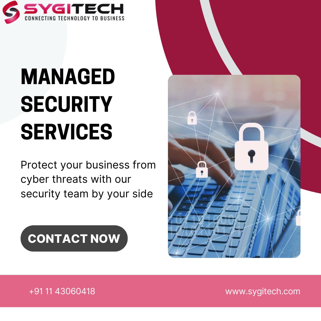 Protect your business from cyber threats with our security team by your side!
Visit here: bit.ly/3tmDaKl
.
.
#managedsecurity #manageditservices #cybersecurity #cyberthreat #Sygitech #thursdaymorning
