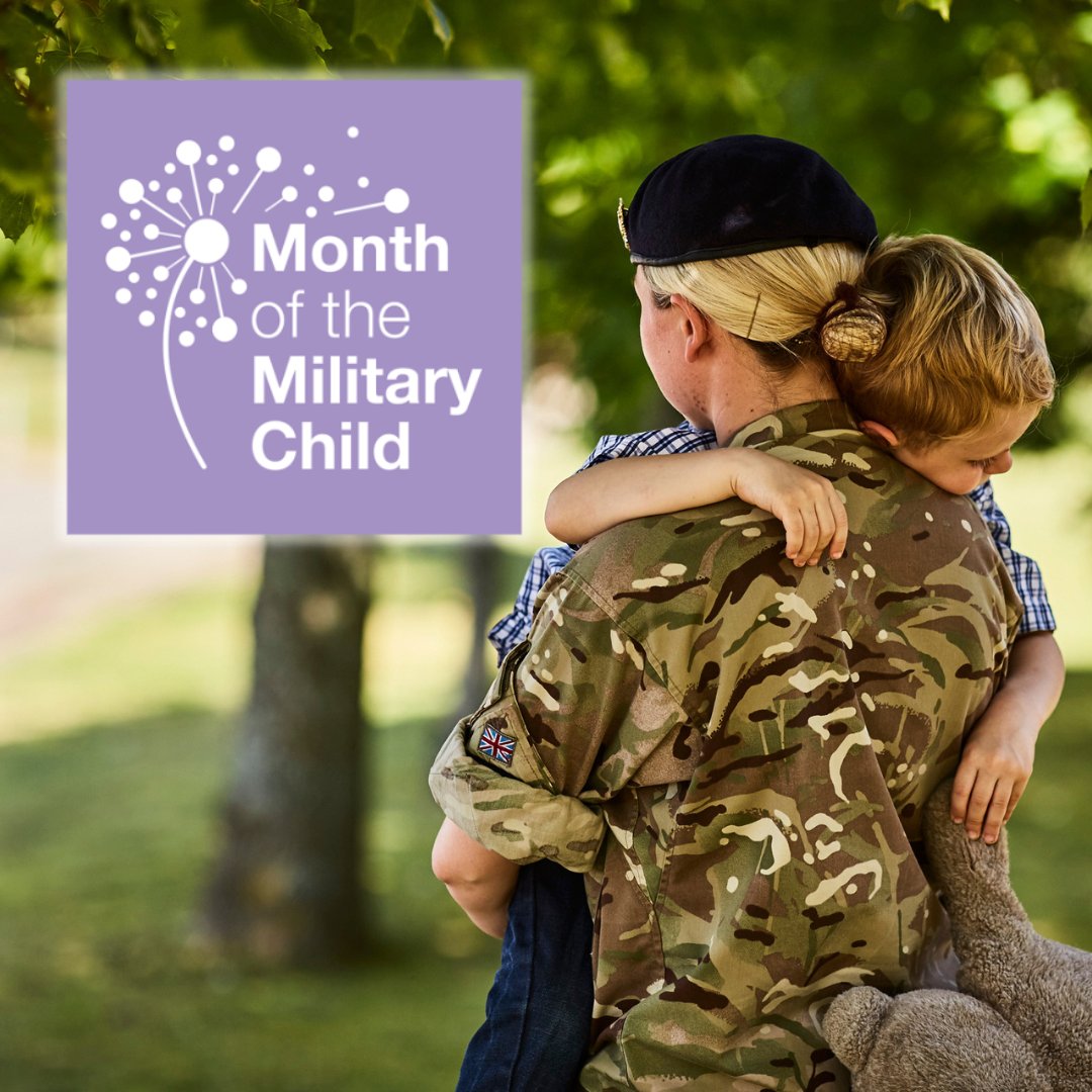 Did you know that April is the month of the Military Child? 💜 Led by the AFFS within the MOD, the aim is to acknowledge and celebrate the challenges and efforts of service children with a series of events and activities, including a national 'Purple Up! Day' on the 26th April