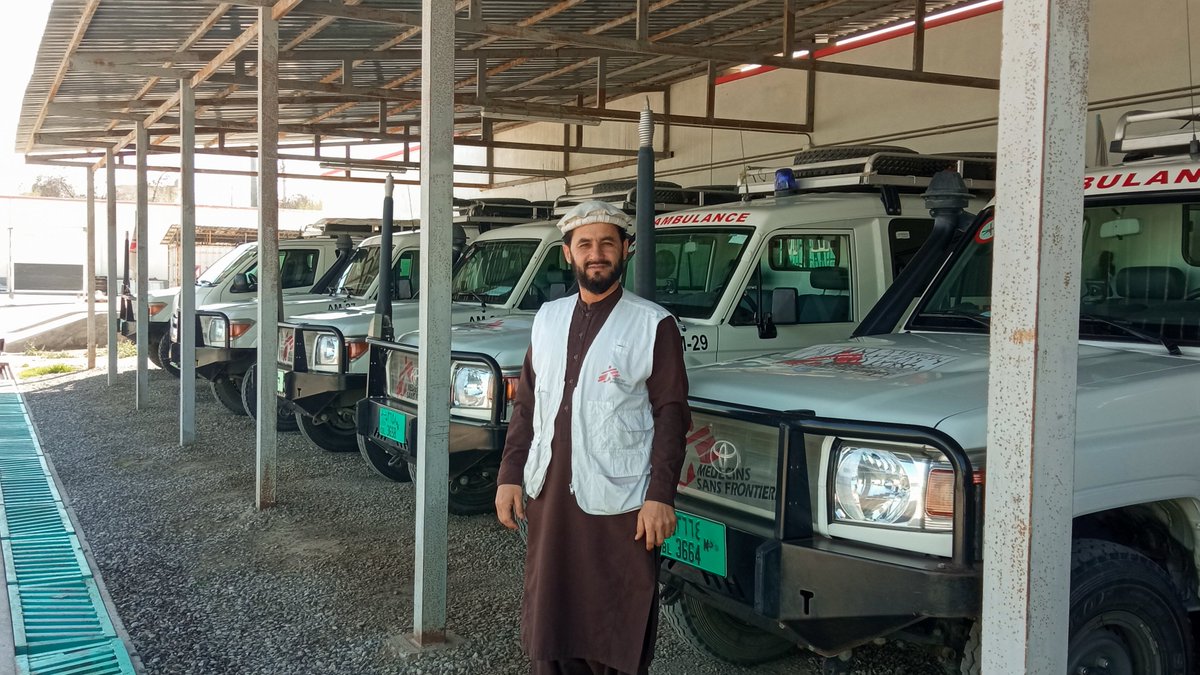 This #TeamThursday, meet Mohammad Amin Dawlatzai, who has been part of @MSF_Afghanistan for over 10 years as a driver🚘 at the Kunduz Trauma Centre. He ensures timely transportation of staff, patients, and other necessary items, making him invaluable to our team.