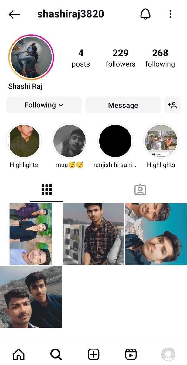 महोदय <a href="/KhagariaPolice/">Khagaria Police</a>
Instagram पे  शशिराज नामक व्यक्ति जो खगड़िया जिले का रहने वाला है
वो मुस्लिम समुदाय और अल्लाह के ऊपर आपत्तिजनक शब्द का इस्तेमाल कर रहा है और गाली गलोच कर रहा है।
कृपया मामले को संज्ञान लेकर उचित कारवाई करे🙌🏻
<a href="/bihar_police/">Bihar Police</a>