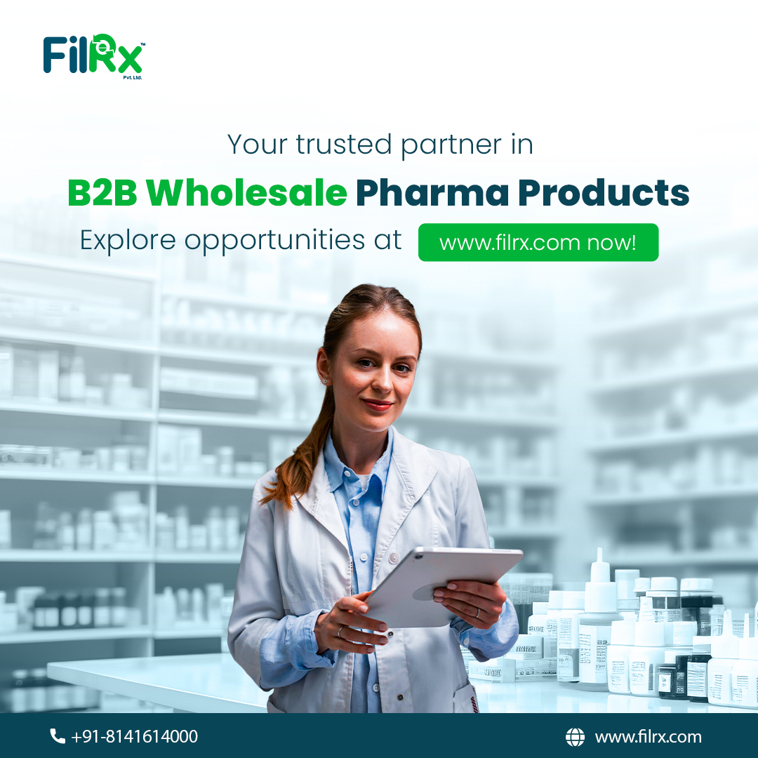 Your trusted partner in B2B Wholesale Pharma Products. Explore opportunities at filrx.com now!

#pharmacy #wholesalepharmadealers #healthcareproducts #pharmacist #onlinemedicinedelivery #pharmaproducts #filrx #Pharma