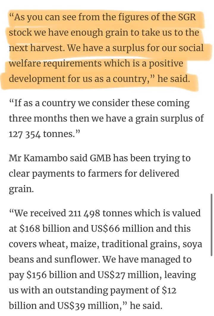 The president of Zimbabwe has declared a state of emergency following the El nino induced drought. False information weakens disaster mitigation efforts as seen below.