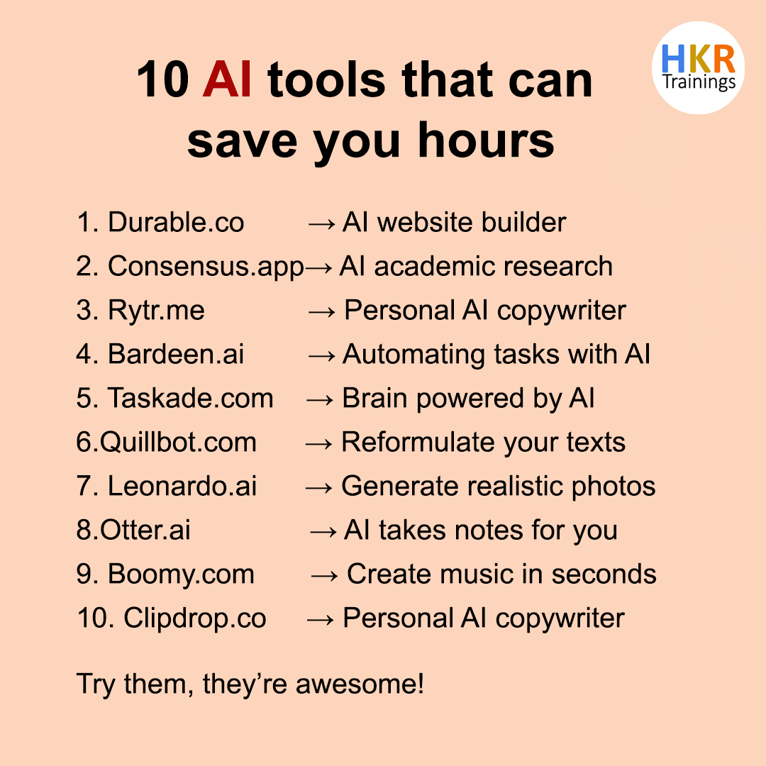 💡✨Boost your productivity with these 10 AI tools! From automated scheduling to smart data analysis, these tools are game-changers for saving time and streamlining workflows.💼⏰
#AITools #ProductivityHacks #TimeSavingTips #WorkflowAutomation #ArtificialIntelligence #Efficiency