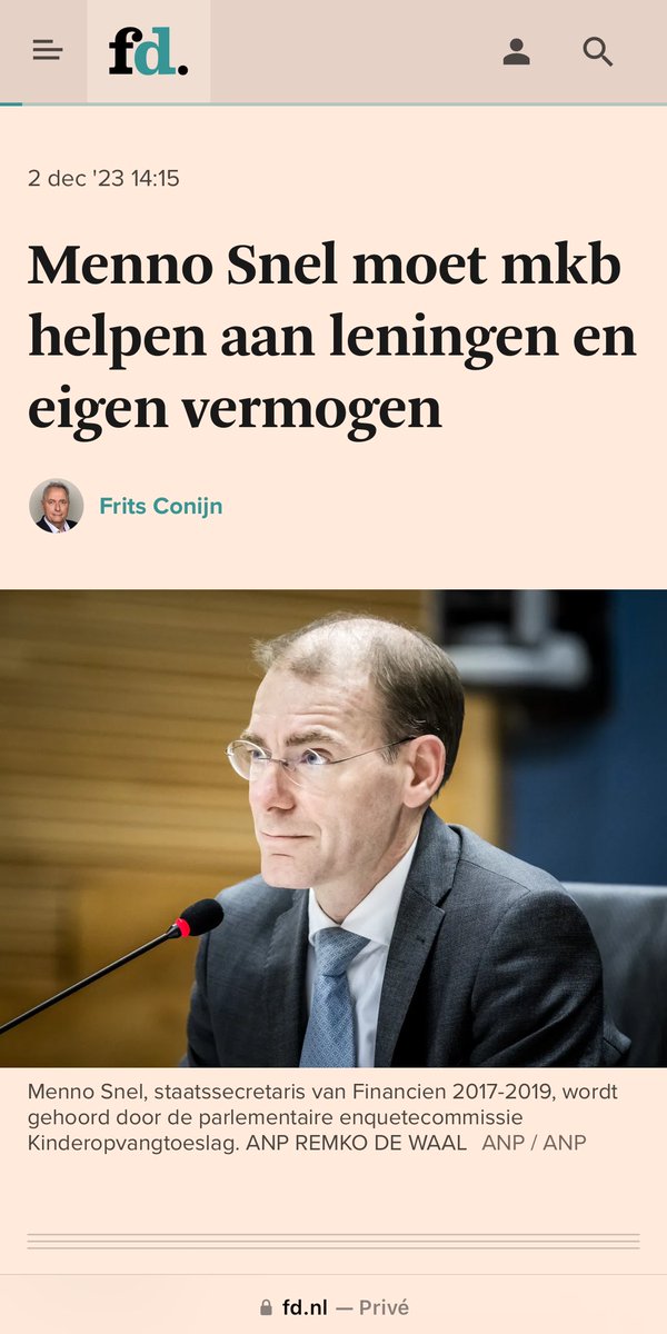 Wftproof's tweet photo. @trias_politica @telegraaf “Al is het maar dat het mkb momenteel veel moet investeren in bijvoorbeeld digitalisering en duurzaamheid.”

(Menno Snel zat in 2009 bij APG, samen met Borghouts, Nijpels, Rosenmöller etc.)

#NextGenerarionEU  #WorstBankScenario 

https://t.co/jEgv0mgaiK 

 [december 2023] https://t.co/QSxgriCa9z