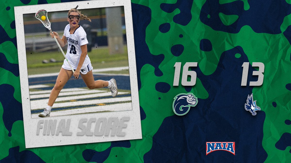 For the first time in seven years, Ave Maria has beaten Keiser!

The Gyrenes lead from start to finish, and knock off the sixth-ranked team in the nation, 16-13!

AMU will have a chance to move into second in The Sun Conference with a win Saturday morning against Life!