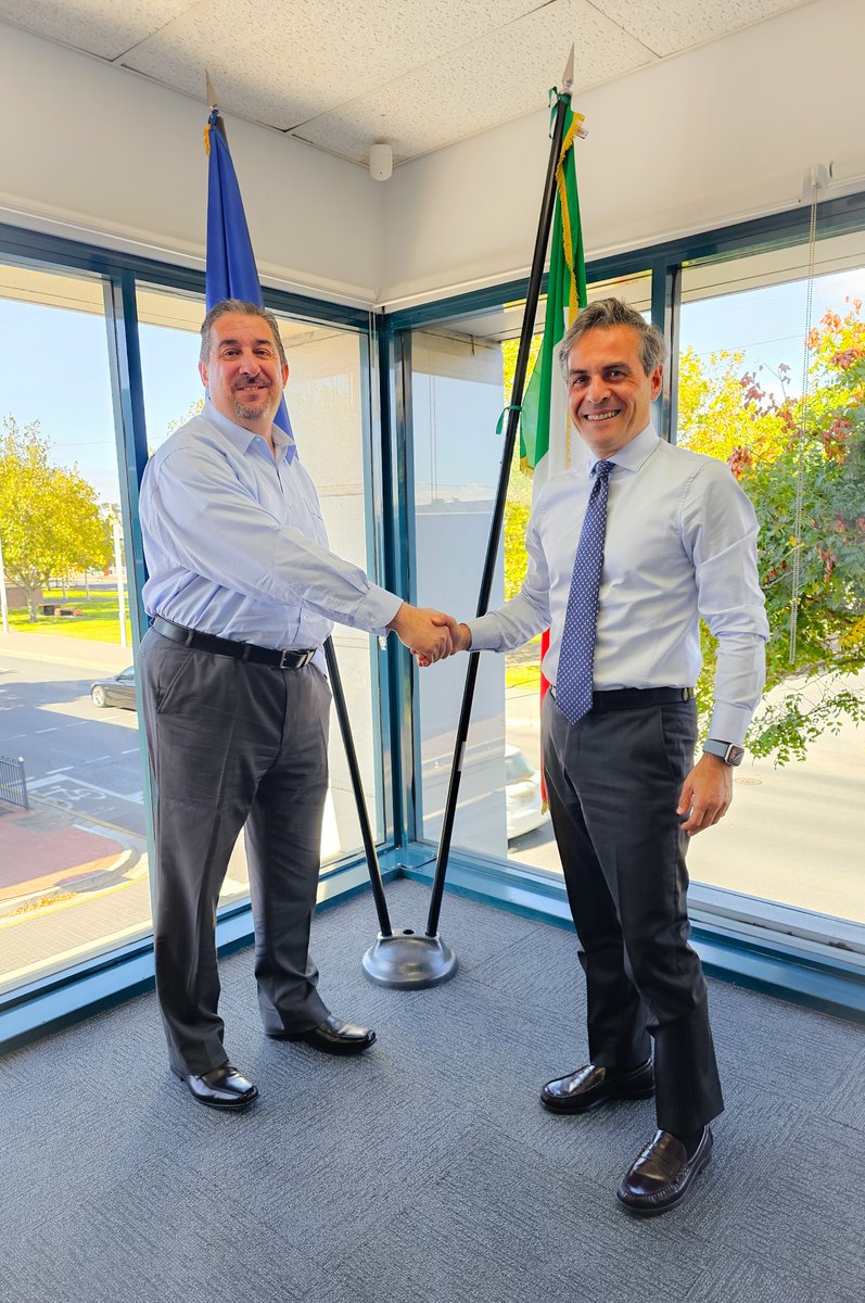The Consul today met with Roberto Giacometti, General Manager at Nice, an Italian multinational reference company in the Home Automation, Home Security and Smart Home sector.