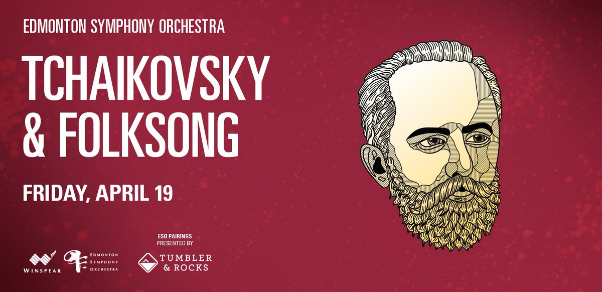 Join us for Tchaikovsky & Folksong on Friday, April 19 at the @winspearcentre ESO Pairings concerts offer a perfect introduction to classical music and every ticket includes one free food or beverage item. 🍷 Thank you to our sponsor Tumbler & Rocks 🎟️ winspearcentre.com/tickets/events…