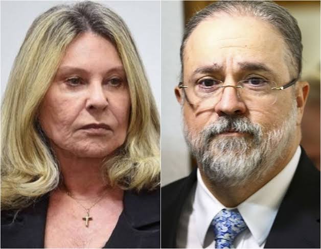 Estes são, Lindora Araújo ex-vice PGR e Augusto Aras PGR de Jair Bolsonaro. Os dois protegeram o genocida inelegível de um processo de impeachment de todas as formas possíveis e imagináveis! Por mim esses dois sofreriam um processo por prevaricação e depois um processo penal por