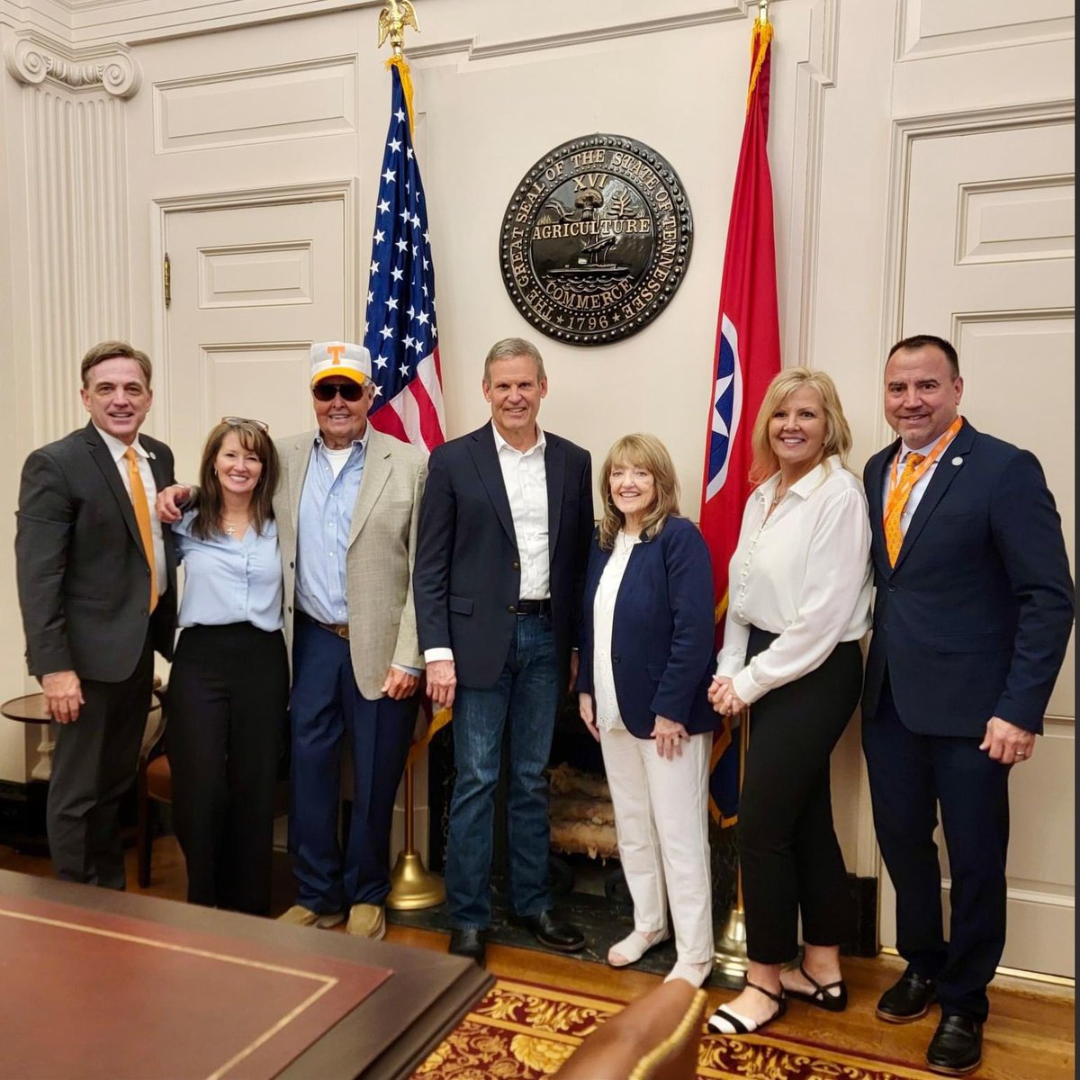 Bill_Dance1's tweet photo. On Monday, Bill had the privilege of being recognized by the TN House and Senate in the form of a joint resolution for his unwavering and longtime dedication to the state of Tennessee as a whole.

#GBO
#BillDanceSignatureLakes
#GovBillLee 
#CameronSexton 
#RandyMcNally 
#RonGant https://t.co/NccluNO15t