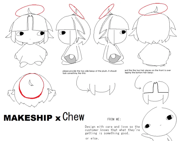 The concept art that I made before it's creation. 
