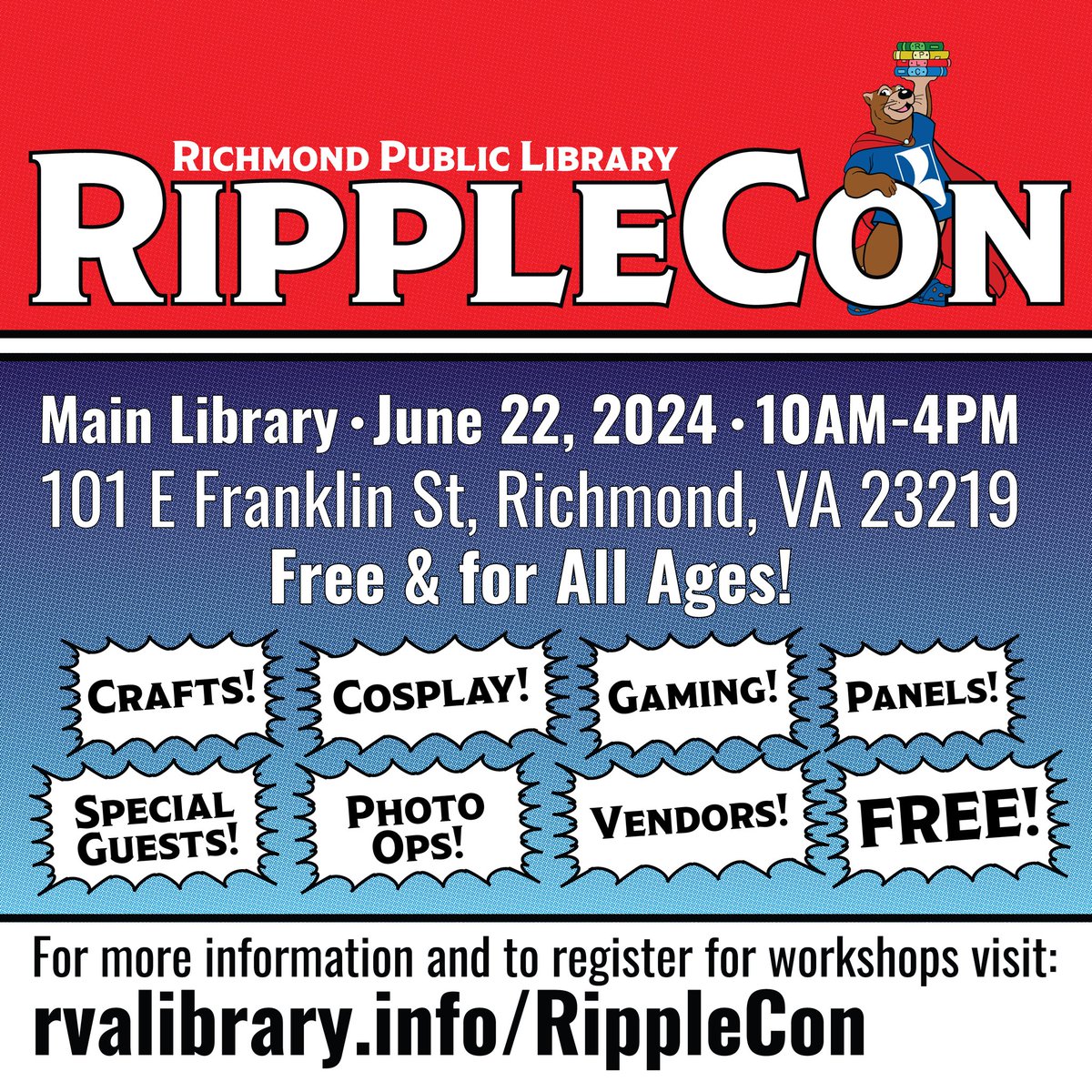 I’ll be tabling at this cute little event in richmond this summer!!! if you’re in the area stop by its free (support your libraries!!!) #richmondva #rva #localartist #comiccon