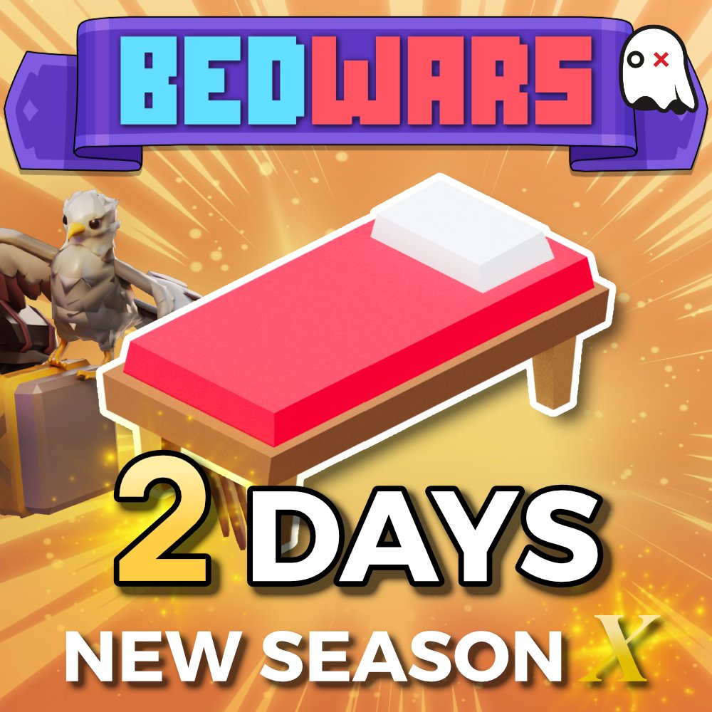 In just under 48 hours, the Gods will descend into Roblox BedWars! Make sure you're there when they do. 🌩️