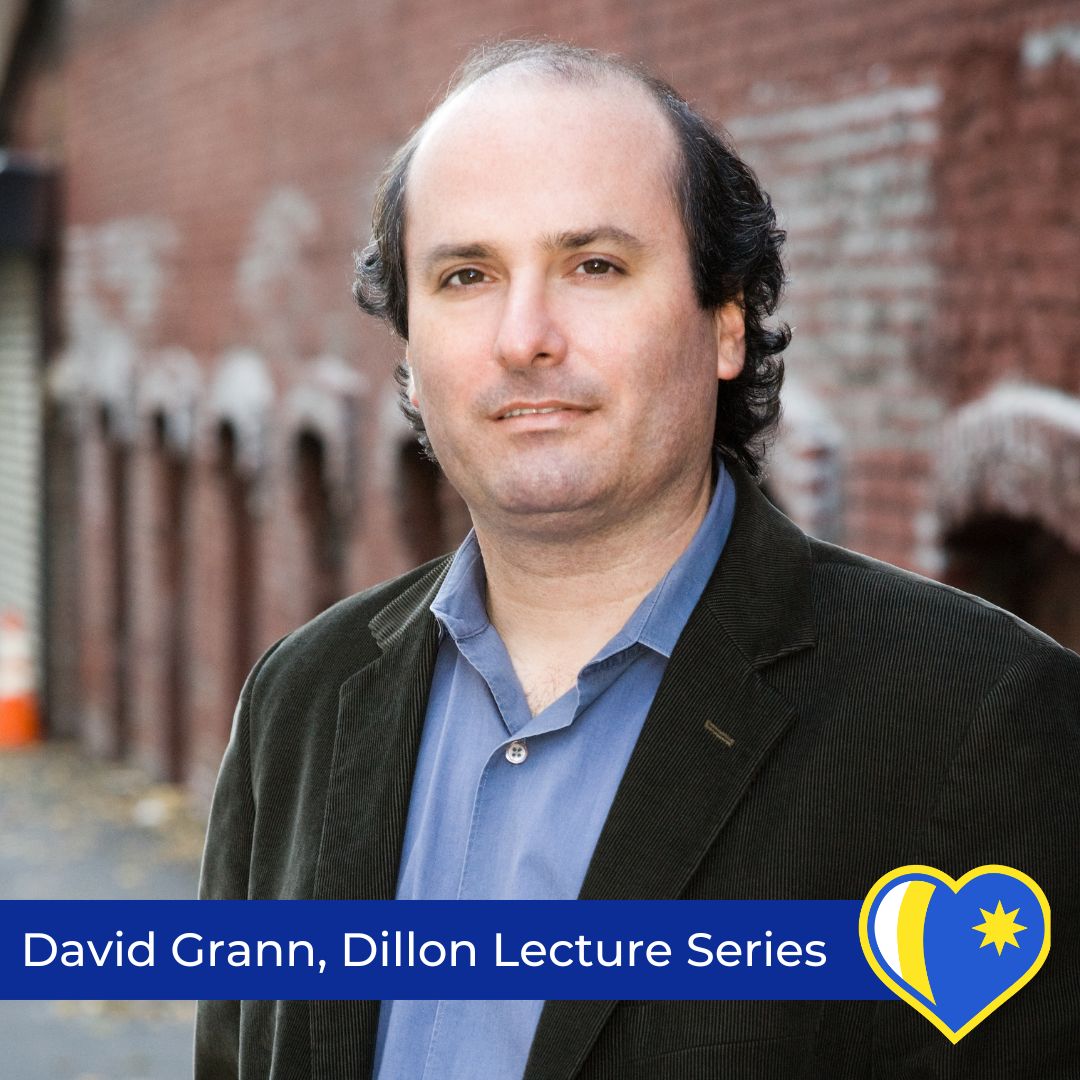 See David Grann, award-winning author of 'Killers of the Flower Moon: The Osage Murders and the Birth of the FBI,' at the Dillon Lecture Series: April 16, 10:30 a.m., Hutchinson Sports Arena Tickets: visithutch.com/upcoming-event…