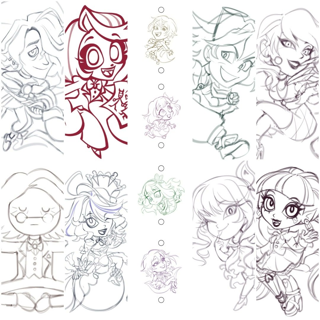 Working on a lot of keychains