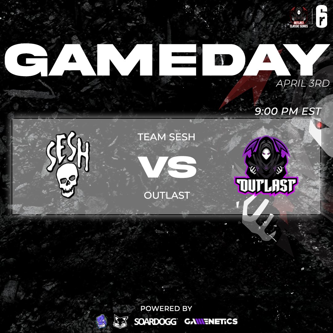 TONIGHT
TeamSESH vs <a href="/OutlastGamingNA/">Outlast</a> 
9ET with @SiegeDBLshots 
twitch.tv/outlastgamingna