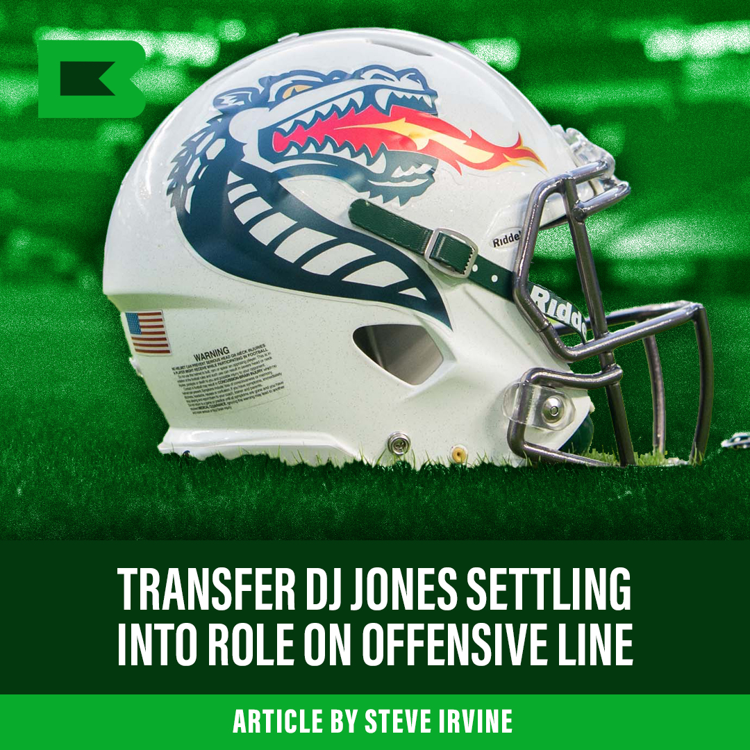 Transfer DJ Jones is settling into his role on UAB's offensive line: bit.ly/43MHYqy