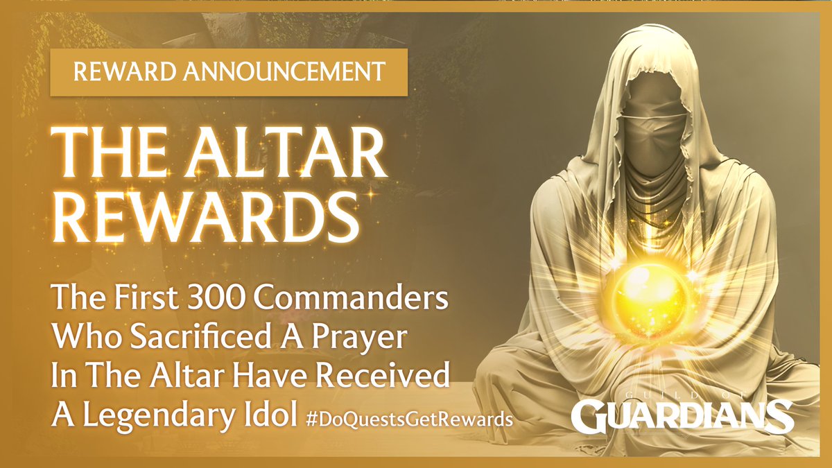 Busy day Commanders! 🌟 The first 300 Commanders who sacrificed a prayer in the Altar have received a Legendary Idol🥇 This golden reward is a testament to your loyalty and support! 100 $IMX will be shared by the end of the week to those that continue to hold the Idol.…